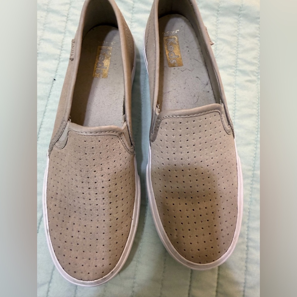 Keds Beige Slip-On Loafers